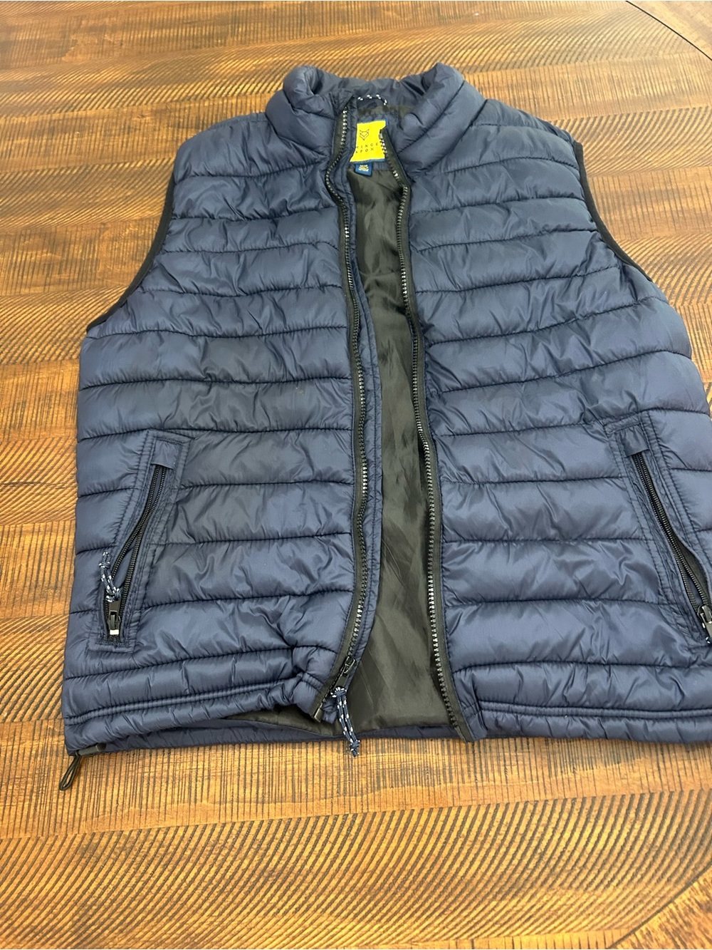 Prince & Fox Men's Quilted Puffer Vest - Navy Blue